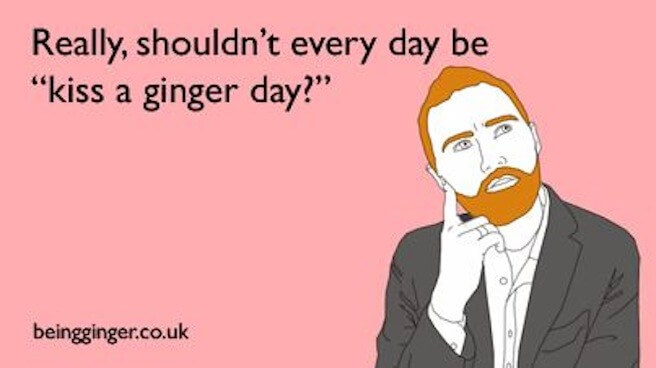 Kiss a Ginger Day