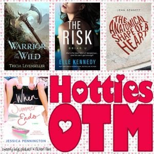 March 2019 Hotties of the Month ft. Soren from Warrior of the Wild by Tricia Levenseller, Jake Connelly from The Risk by Elle Kennedy, Jack from The Anatomical Shape of a Heart by Jenn Bennett, Aiden Emerson from When Summer Ends by Jessica Pennington
