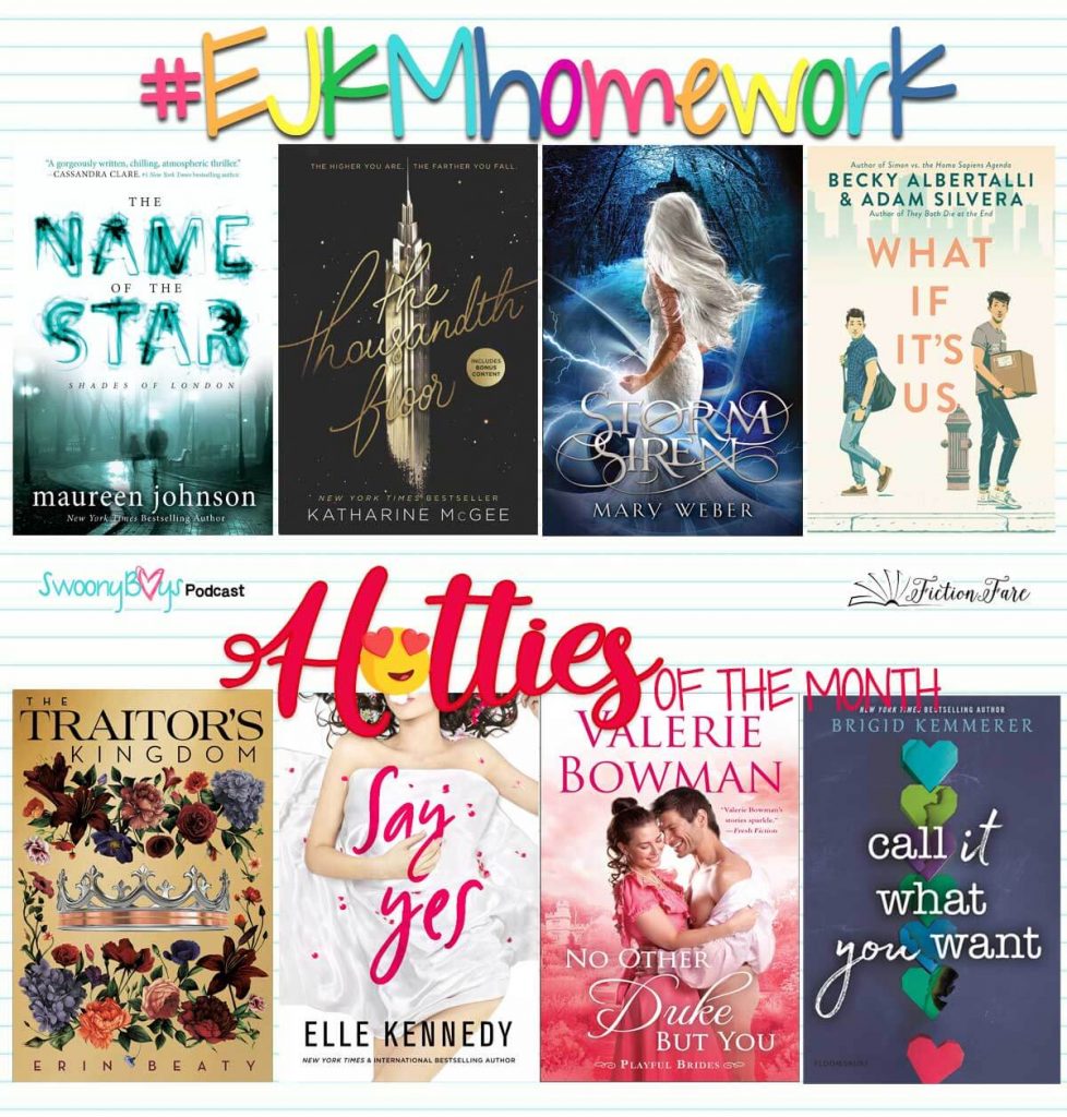 July EJKMHomework and Hotties of the Month